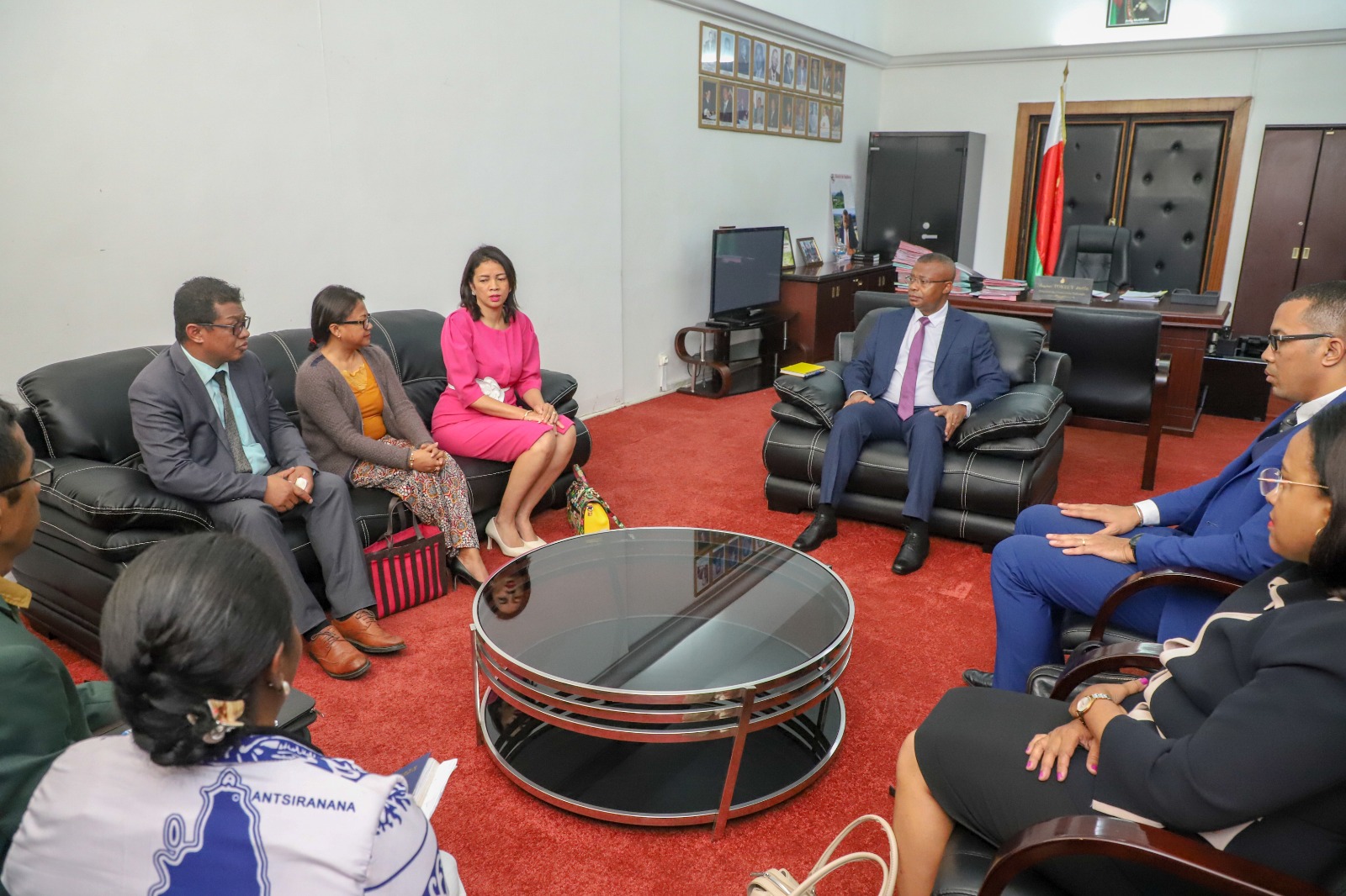 Visite de la délégation du Ministère de l’Industrialisation et du Commerce